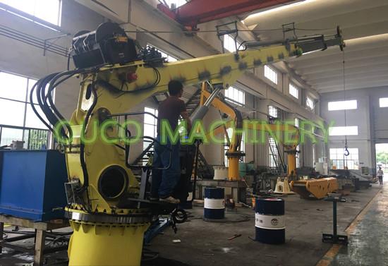 1.5T15M Telescopic Jib Deck Marine Offshore Crane