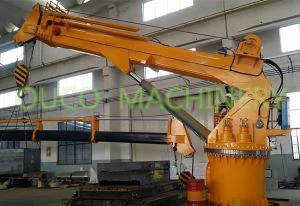 4T30M Telescopic Jib Ship Deck Marine Offshore Crane