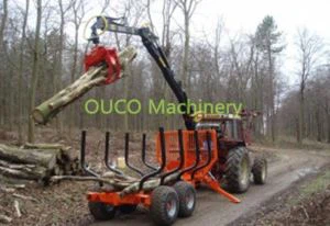 Truck monteret materialhåndterer til træ