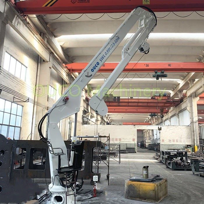 1T10M Knuckle Boom Marine Crane ABS Certified